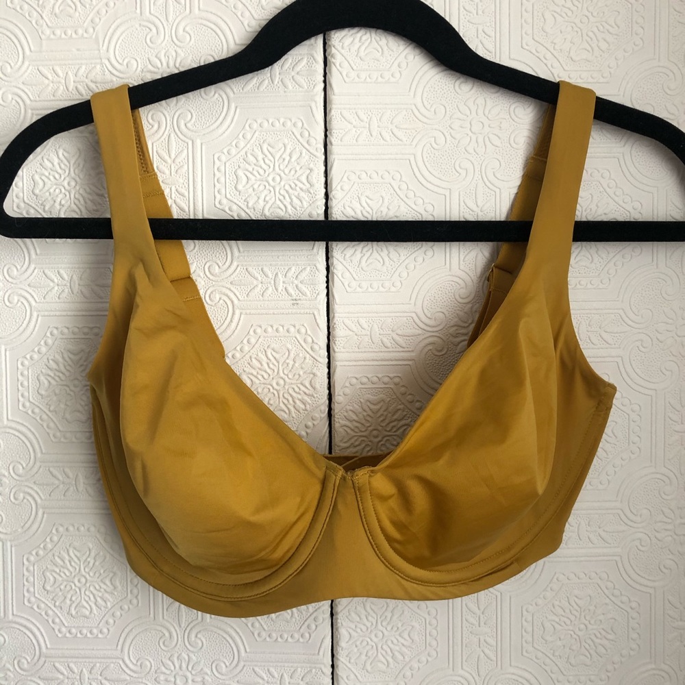 Cuup The Scoop Bra in Ochre sz 34F 34DD